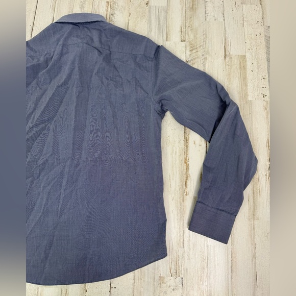 UNTUCKit Shirt Mens Small Grey Performance Stretch Dress Button Up - Picture 12 of 13